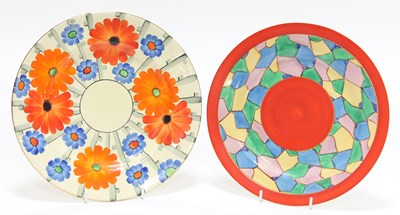 Lot 150 - A Clarice Cliff 'Bizarre' plate, with...