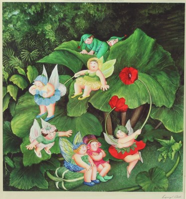 Lot 167 - Beryl Cook (British 1926-2008)/Fairies/signed...