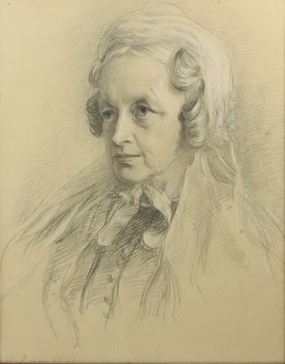 Lot 195 - W P Miller/Portrait of a Lady/head and...