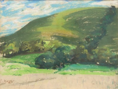 Lot 219 - Paul Maze (French 1887-1979) /The Downs,...