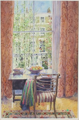 Annie Williams  Late Summer Window  水彩画 Annie Williams Late Summer Window 水彩画 Annie Williams Late