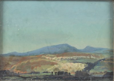 Lot 255 - Follower of Paul Henry/Landscape/oil on board,...