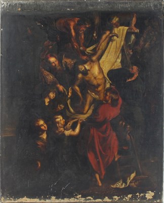 Lot 311 - After Rubens/The Deposition of Christ/oil on...