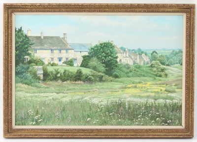 Lot 330 - Hugo Squires/Little Rissington/signed/oil on...