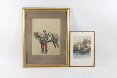 Lot 356 - 19th Century English School/Shire Horse and...