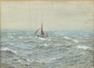 Lot 360 - Thomas M Hemy (British 1852-1937)/Sailing Boat...