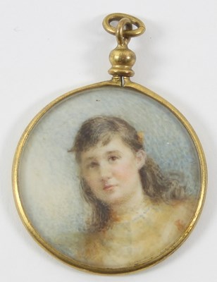 Lot 380 - 20th Century English School/Portrait Miniature...