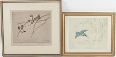 Lot 385 - G Vernas Stones (1873-1954)/Blue Tits and...