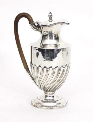 Lot 457 - A Victorian silver water jug, Birmingham 1896,...