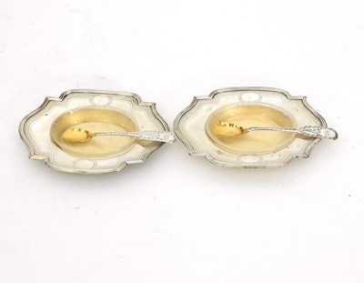 Lot 469 - A pair of George III silver salts, London 1796,...