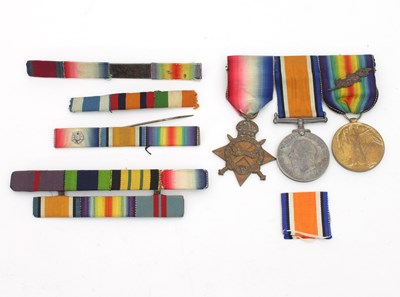 Lot 628 - A World War I trio to Lt. Col. R M Barron,...