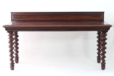 Lot 673 - A Victorian mahogany serving table, with...