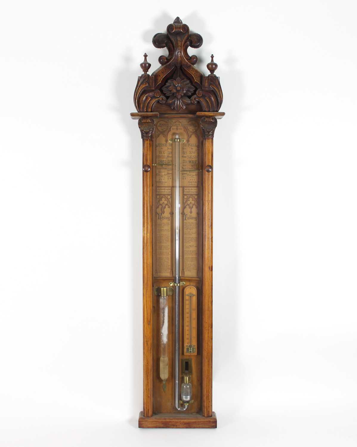 Lot 776 - An Admiral Fitzroy barometer, the Victorian...