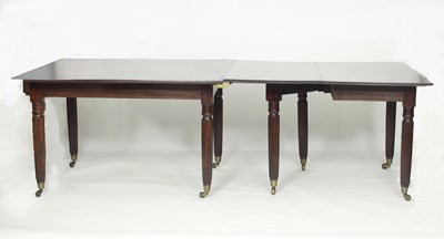 Lot 842 - A 19th Century mahogany dining table,...