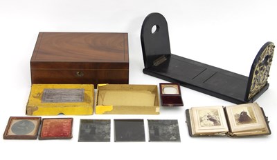 Lot 866 - A Victorian daguerreotype, another smaller, a...