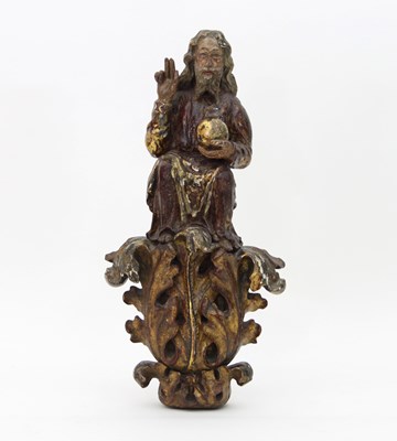 Lot 874 - A northern European 17th Century carved and...