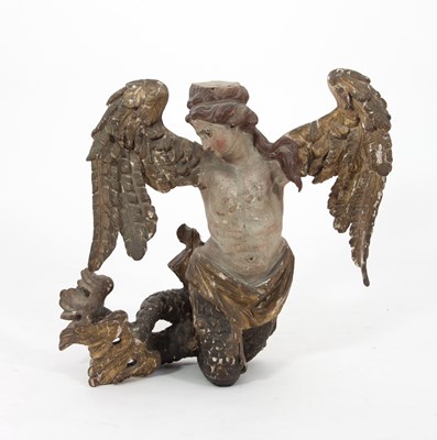 Lot 890 - A late 17th Century Italian carved limewood...