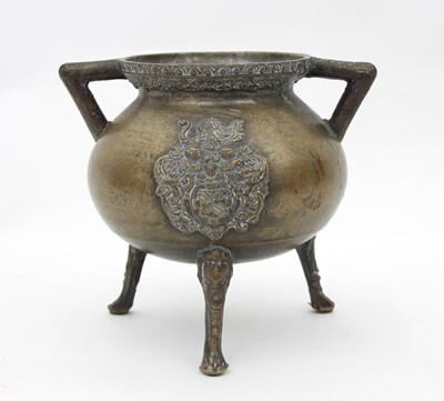 Lot 916 - An Italian Renaissance style bronze cooking...