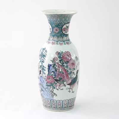 Lot 995 - A large 20th Century Chinese vase, of baluster...