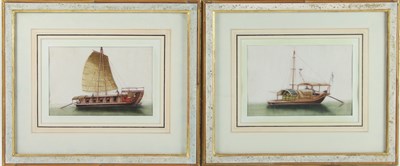 Lot 1054 - 20th Century Chinese School/Junks/four...