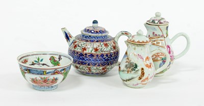 Lot 1082 - A Chinese late 18th Century teapot, with...