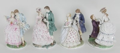 Lot 31 - Four Royal Worcester figure groups, The Age of...