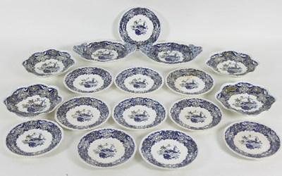 Lot 34 - A Copeland & Garrett dessert service of...