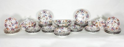 Lot 43 - An English Ironstone part dinner service,...