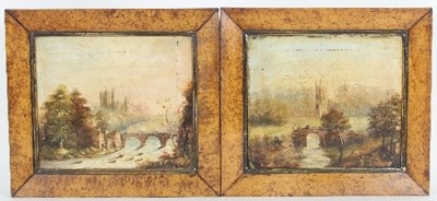 Lot 229 - R Fraser/Church and Castle Landscapes/a...