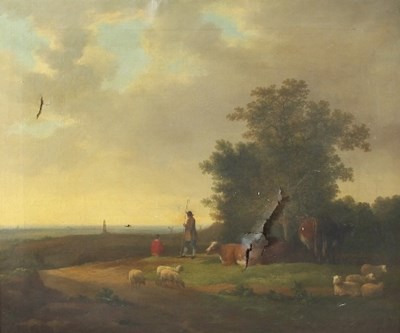 Lot 252 - After Cuyp/Shepherd and Flock in a...