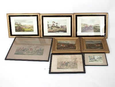 Lot 259 - Manner of Henry Alken/Hunting Scenes/a...