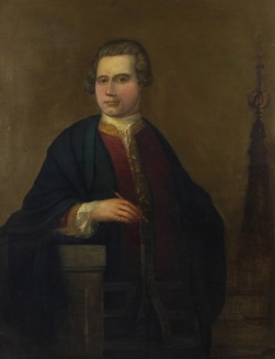 Lot 260 - 18th Century English School/Portrait of a...