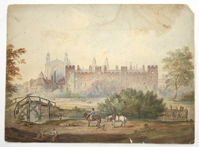 Lot 327 - 19th Century English School/View of Eton...