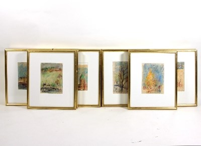 Lot 377 - Kirsti Hopstock/Landscapes/twelve...