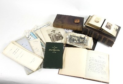 Lot 421 - Gwinnett Family: A collection of books and...