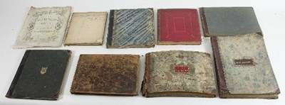 Lot 428 - A collection of printed and hand written sheet...