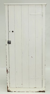 Lot 461 - A painted pine food cupboard, 71cm wide