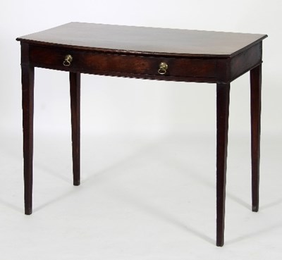 Lot 467 - A 19th Century bowfront side table, fitted a...