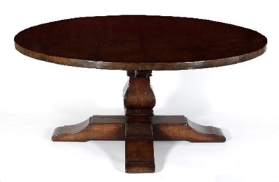 Lot 472 - An oak breakfast table, 19th Century style,...