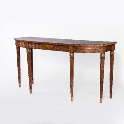 Lot 492 - A Regency mahogany serving table, with break...