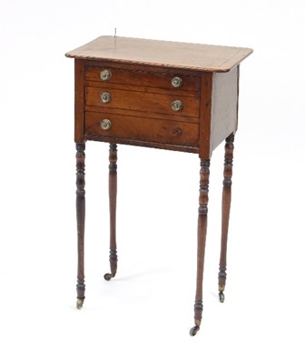 Lot 498 - An early 19th Century mahogany work table,...