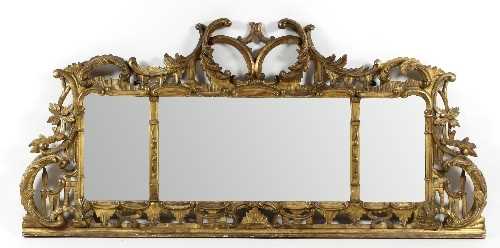 Lot 504 - A George III style rococo carved and gilded