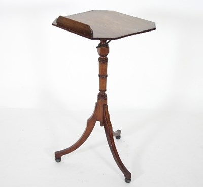 Lot 618 - A Regency mahogany reading table, with...