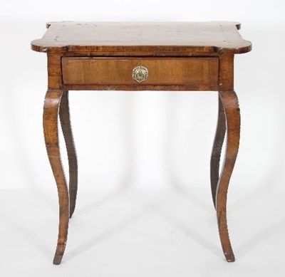 Lot 661 - An 18th Century Dutch walnut occasional table,...