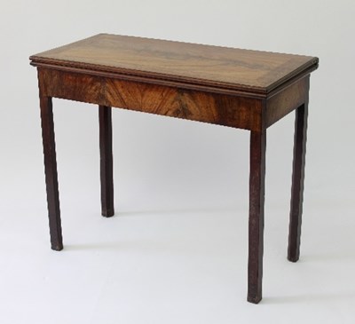 Lot 77 - A late 18th Century mahogany card table with...