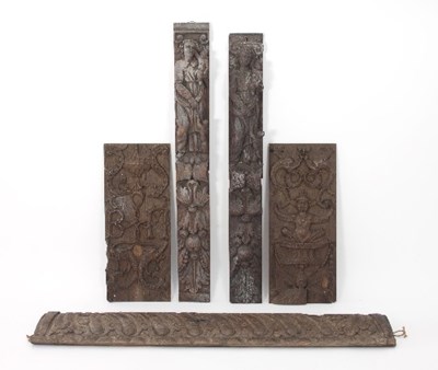 Lot 155 - A pair of early 17th Century mannerist style...