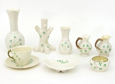 Lot 233 - A small quantity of Belleek porcelain with...