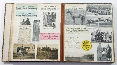 Lot 249 - A Racing Scrapbook 1918-1924, containing...