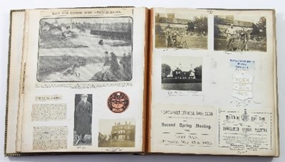 Lot 249 - A Racing Scrapbook 1918-1924, containing...