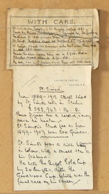 Lot 249 - A Racing Scrapbook 1918-1924, containing...